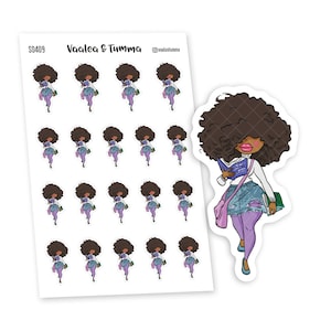 Pegatinas para planificador "Nunca dejes de aprender, porque la vida nunca deja de enseñar", Nia - S0409/S0609, Pegatinas para planificador de estudios