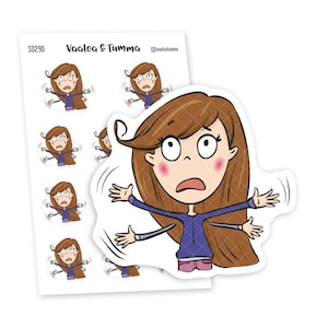 I don't have time Planner Stickers, Vaalea - S0289-290, Winner stickers