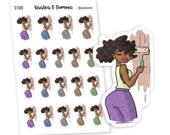 Home Renovation Stickers | Wall Painting Project Planner