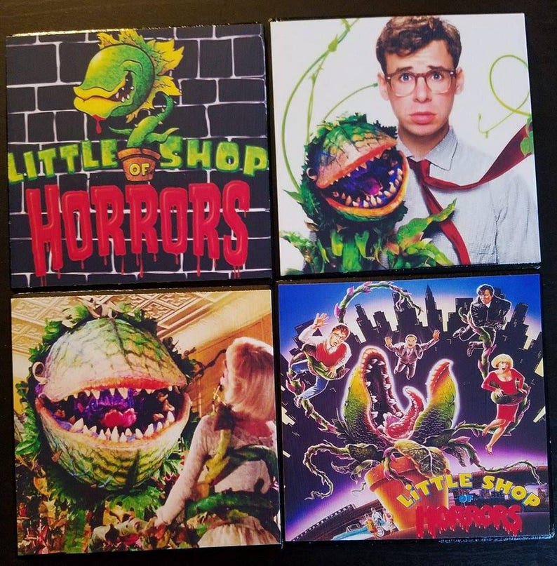 Little Shop of Horrors coaster set