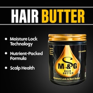 Moisture Lock Hair Butter: Hair Growth Cream for Breakage Prevention
