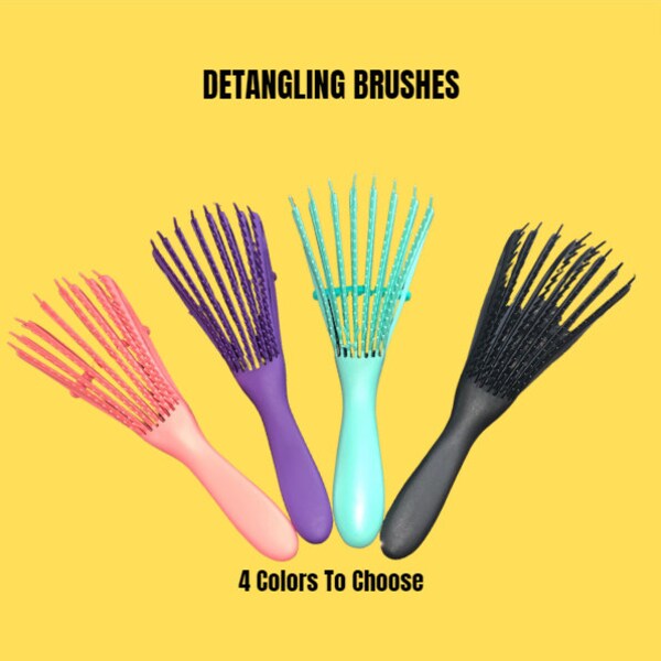 Detangling Brush | Procreate Hair Brush for Knotty Hair | Natural Hair Styling Brush for Curly Hair | Best Detangler Brush for Hair Care