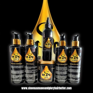 Natural Hair Growth Bundle: Sheena’s Mane & Glory, Alopecia Treatment