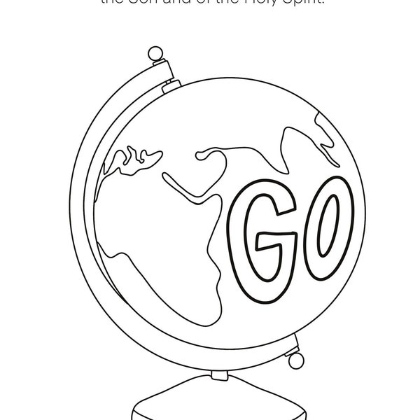 Great Commission Coloring Page