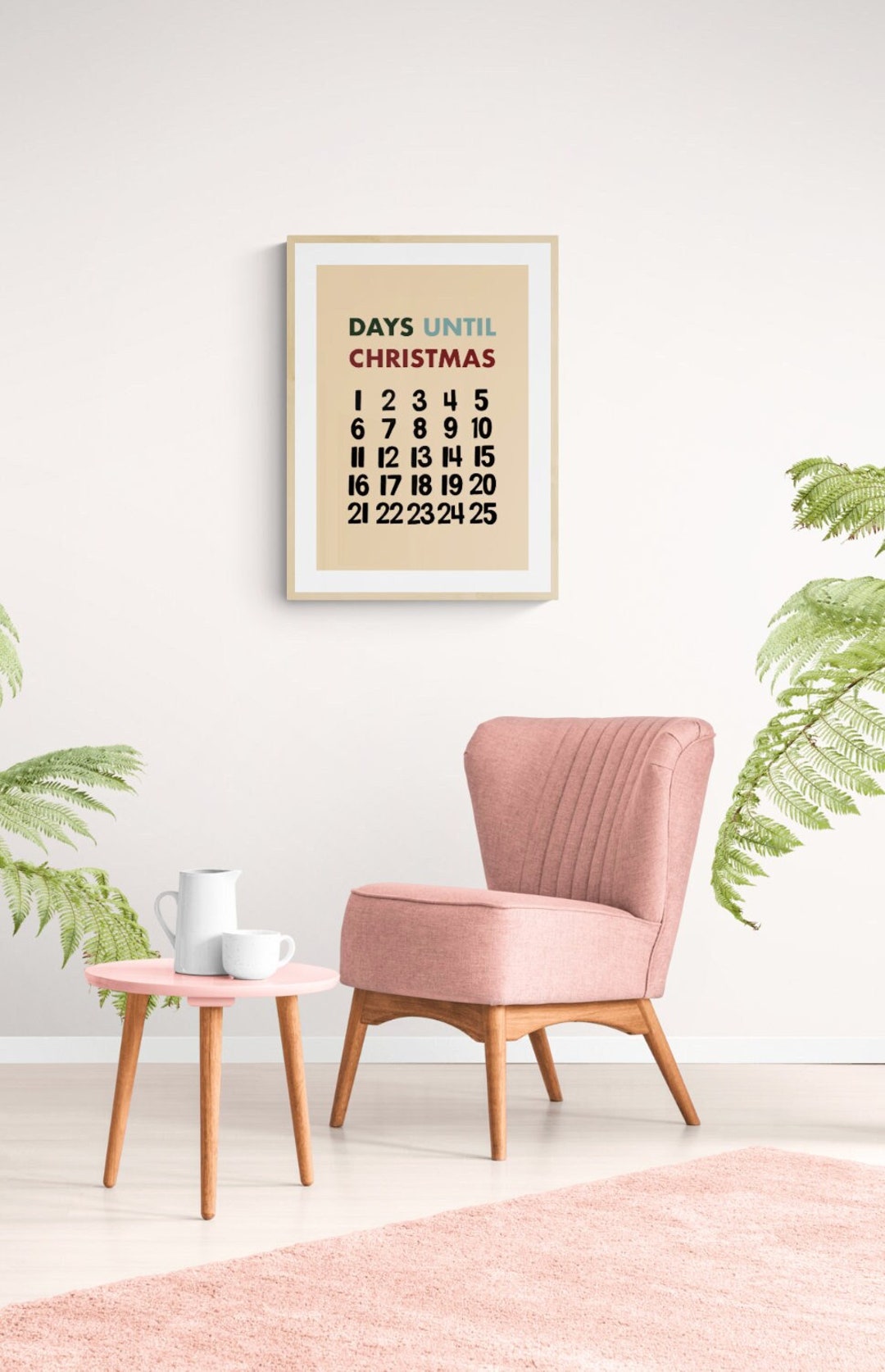 Printable Countdown to Christmas Etsy