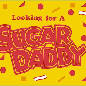Sugar Daddy - A Digital Confection Inspired by Sugar Babies Candy - Instant Download