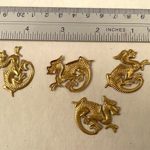 Solid Brass Dragon – Sold as Lot of 26