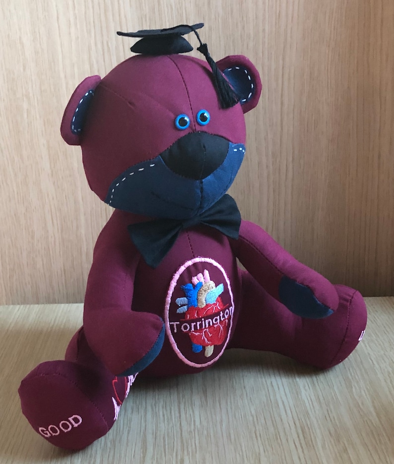 Memory Bear with free Personalisation Keepsake Bear Bespoke Keepsake Keepsake Plush Memory Bear