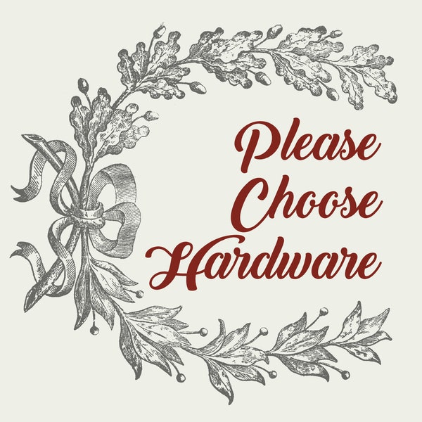 PLEASE CHOOSE HARDWARE: Customize your Handmade Flower.  Purchase hardware & hand finishing for your piece.  Custom Bespoke Flower Pin Clip