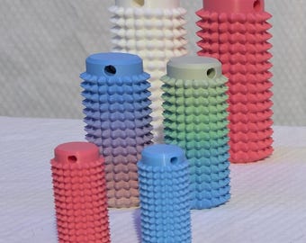 Juguete sensorial "Ouchie" con pinchos, para TDAH y ansiedad, para autismo, alivio del estrés, estimulación del dolor, rodillo impreso en 3D