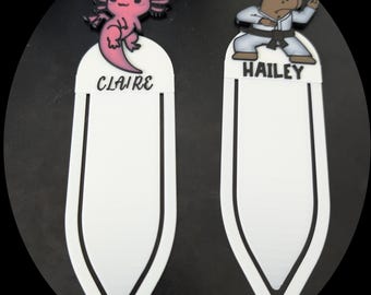 Custom 4 Color 3D printed bookmark