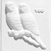 Small Plastic Hobby Mould 2155 - Budgies 17cm x 14cm