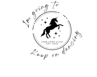 Pink Pony Dancing, png file