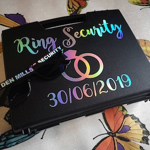 Ring security box set , ring pillow alternative , ring bearer