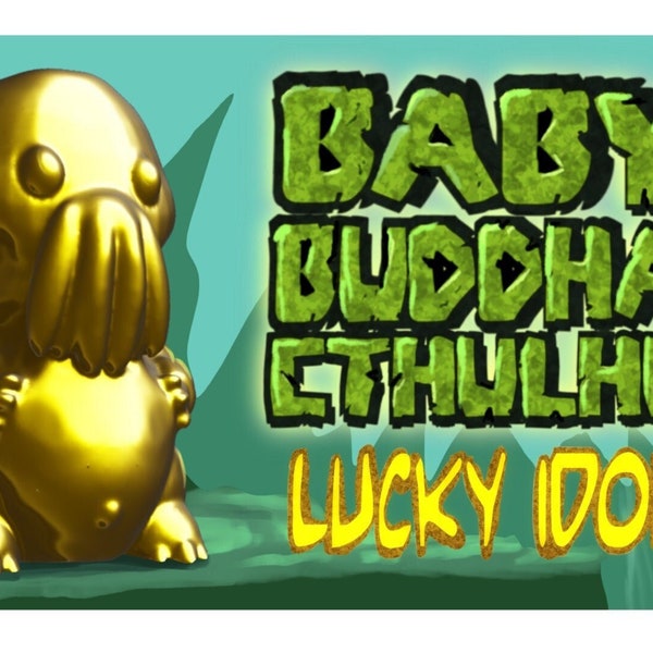 Baby Buddha Cthulhu Desk Toy [STL File]