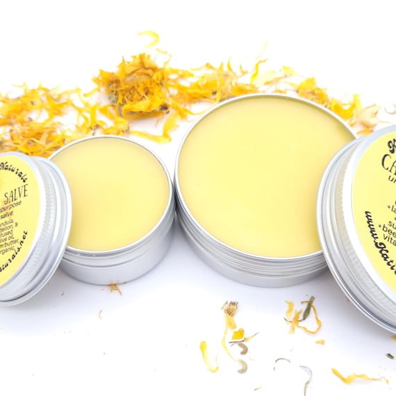Organic Calendula Salve | Unscented Herbal Salve - Etsy