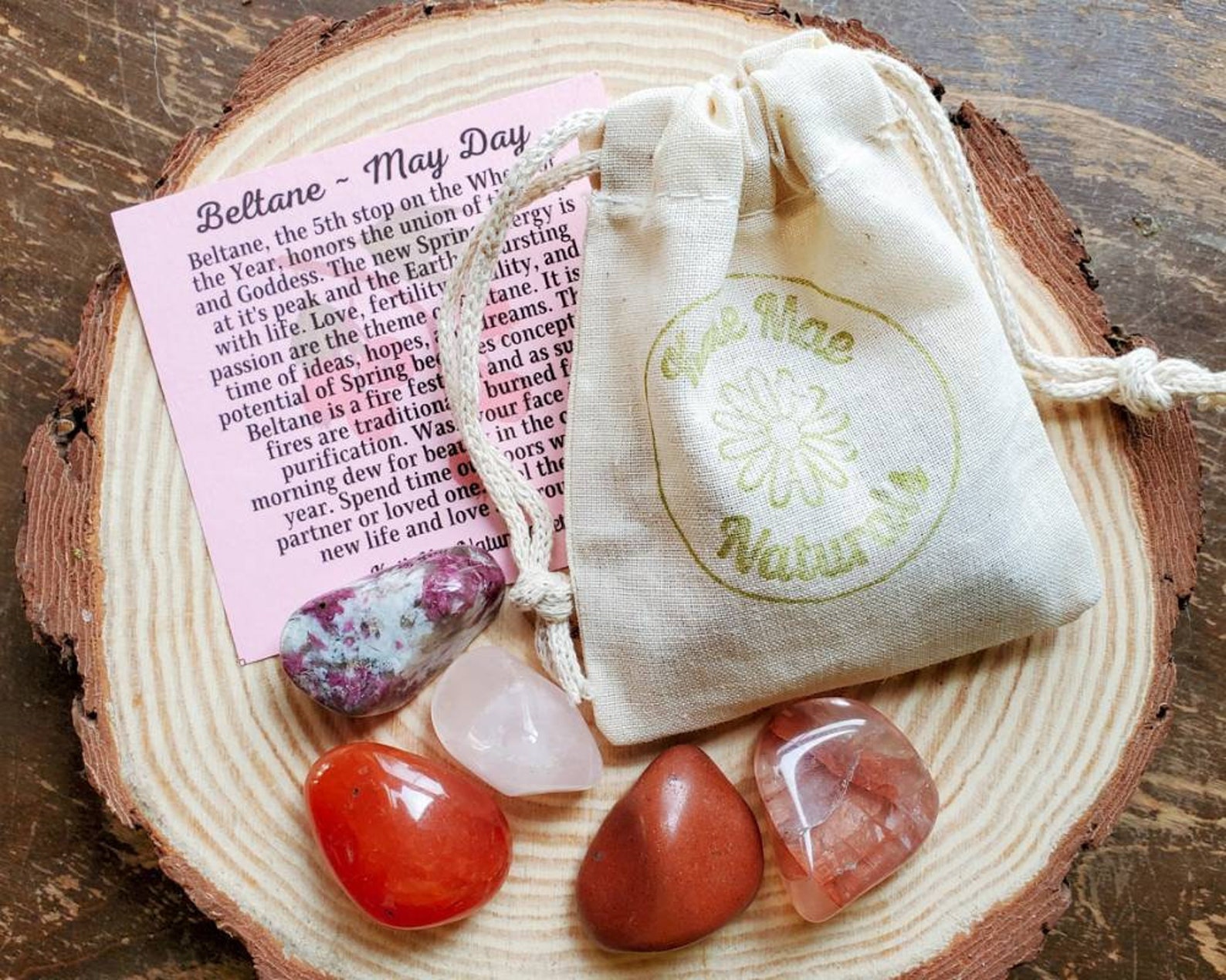 Beltane Crystal Set Gemstones for May Day Beltane Etsy