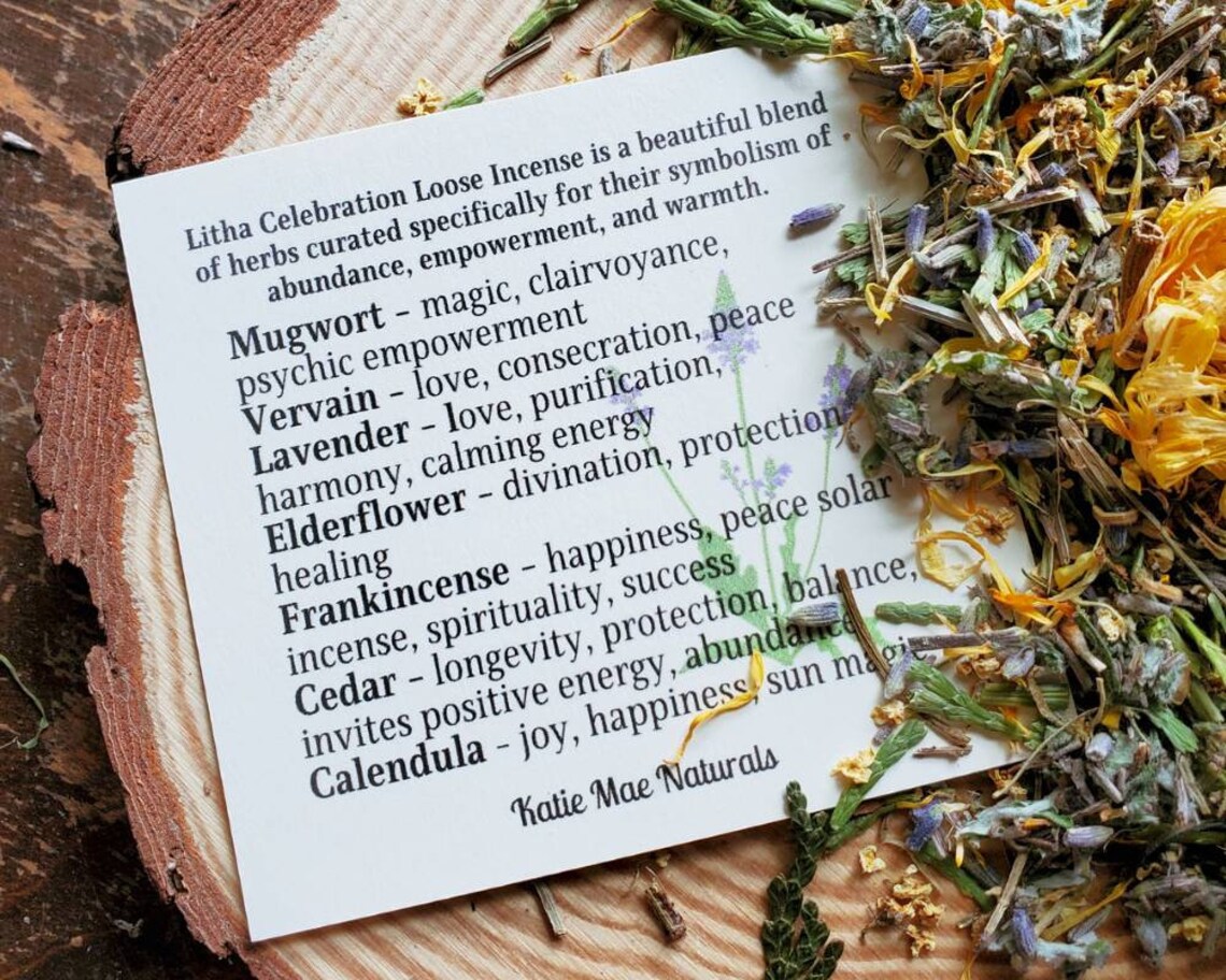 Litha Celebration Loose Incense Summer Solstice Incense Etsy