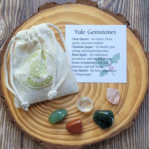 Yule Crystal Set | Gemstones for Winter Solstice | Yule Celebration