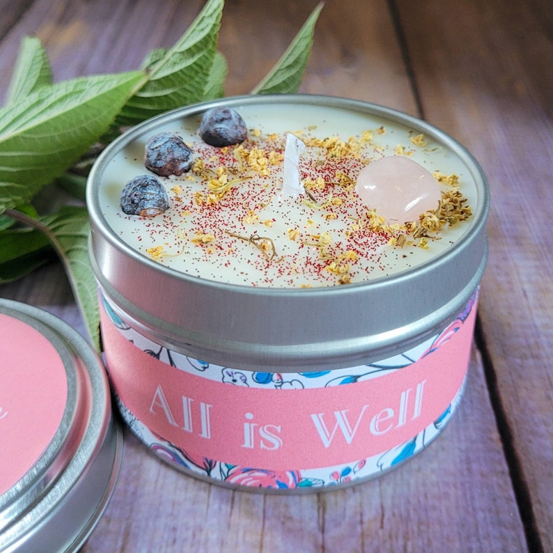 All is Well Soy Wax Candle apple Pecan Sage Candle Etsy