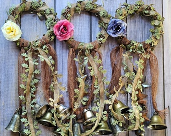 Witches Bells | Door Bells | Door Chimes | Witchy Decor | Green Witch