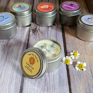 Mini Soy Candle Sample, 2 oz Travel Candle, Choose Your Scent, Stocking Stuffer Gift imagen 14