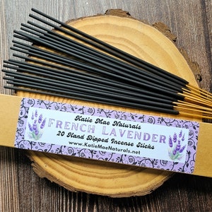 French Lavender Hand Dipped Incense | Incense Sticks | Pack of 20