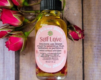 Self Love Ritual Oil | Anointing Oil | Herb Infused Oil