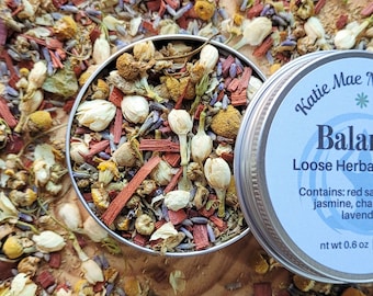 Balance Herbal Incense Blend: Lavender, Chamomile, Jasmine