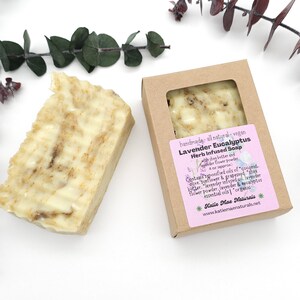 Lavender Eucalyptus Soap: Herb Infused, Natural Bar Soap - Etsy
