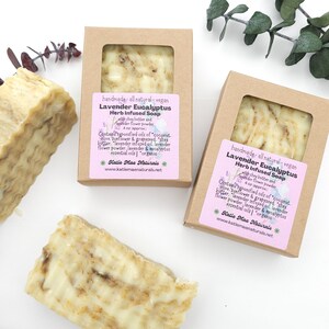 Lavender Eucalyptus Soap: Herb Infused, Natural Bar Soap - Etsy