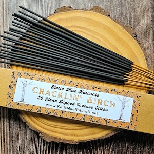 Cracklin Birch Hand Dipped Incense | Incense Sticks | Pack of 20