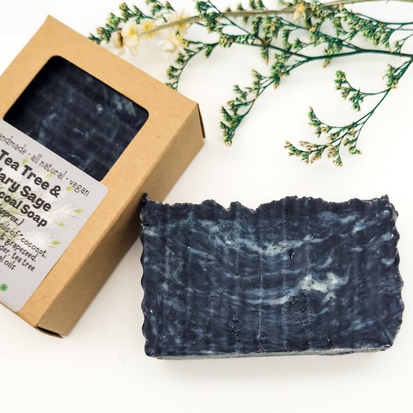 Vegan Charcoal Soap | Charcoal Face Soap | Zero Waste | Eco Friendly | Vegan Soap