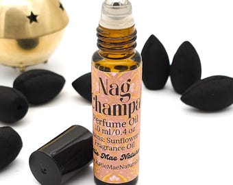 Nag Champa Oil Roll On, Perfume Oil Roller