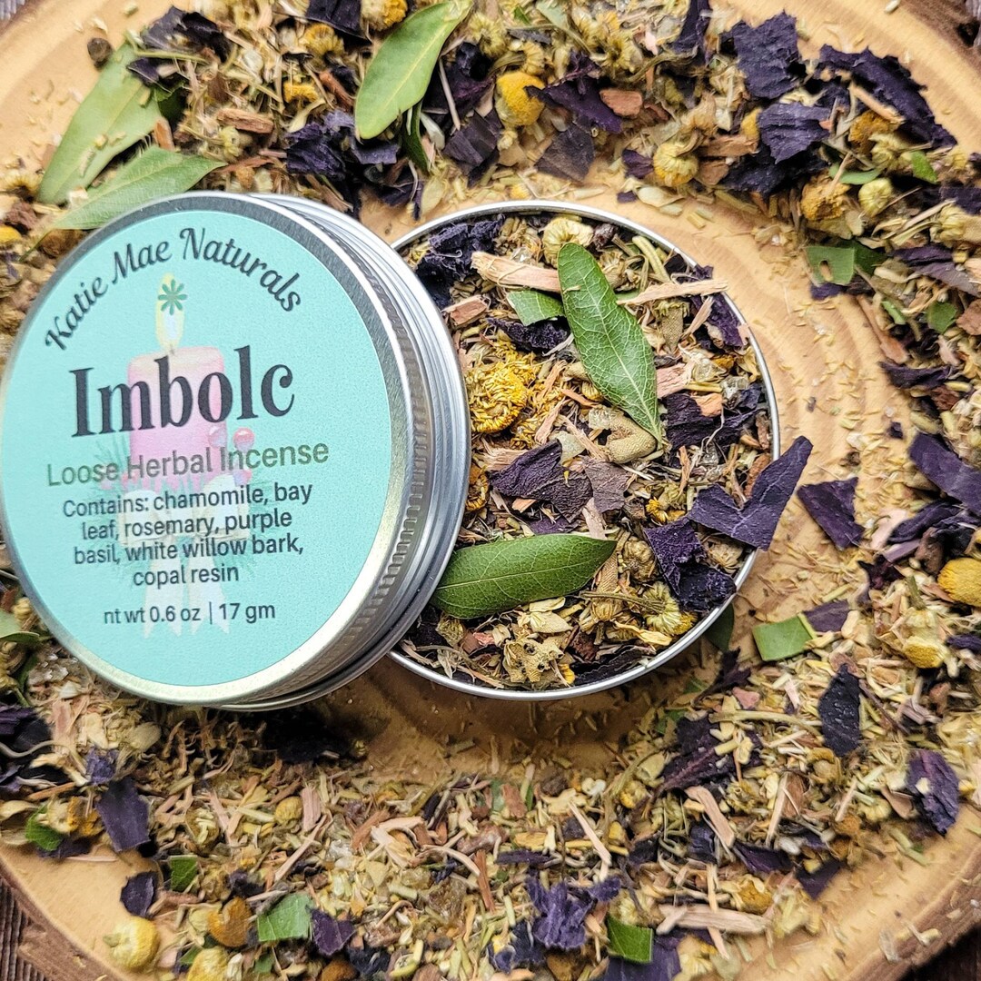Imbolc Loose Herbal Incense Candalmas Incense Blend Herbal Incense for