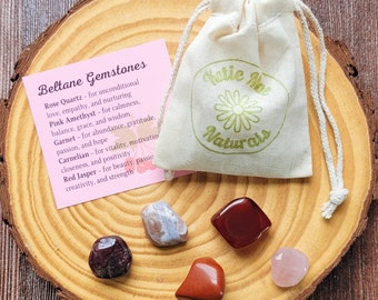 Beltane Crystal Set | Gemstones for May Day | Beltane Celebration | Wheel of the Year