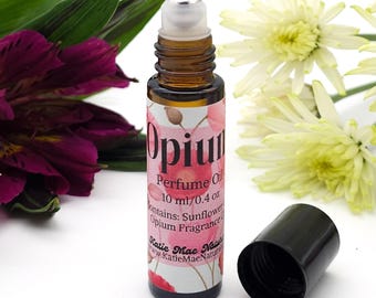 Huile parfumée à l'opium à bille | Rouleau d'huile de parfum