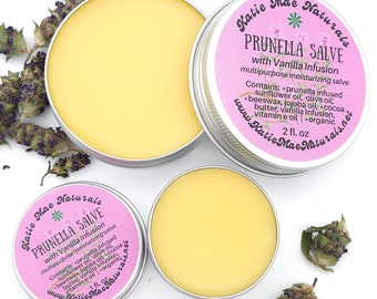 Prunella Salve with Vanilla Infusion | Organic Herbal Salve | Herbal Balm