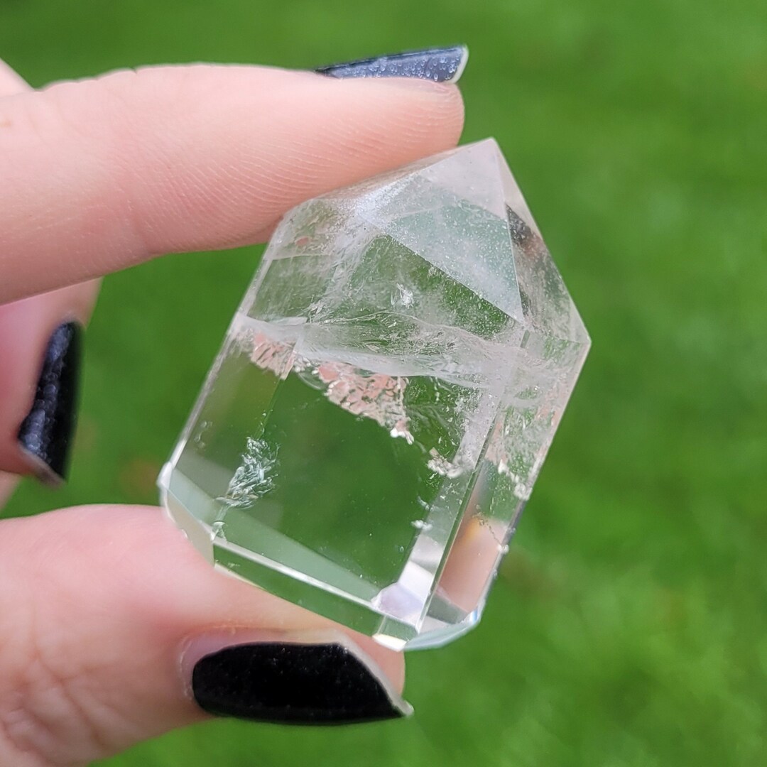 Small Clear Quartz Point Grade A Clear Quartz Tower Quartz Etsy