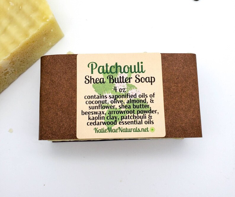 Shea Butter Shave Soap Patchouli Soap Natural Skin Care Etsy