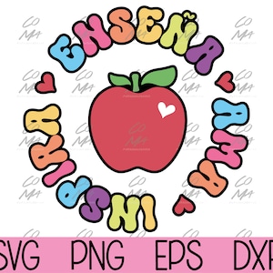SVG Leer, heb lief, inspireer groovy