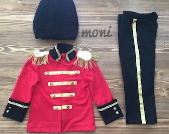 Adult Toy Soldier England Guard Hat Costume Feather English Marching Band Major