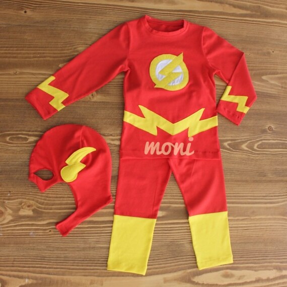 The Flash Mask Costume Tee Shirt Red