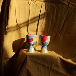 Ceramic Goblet Duo image 1