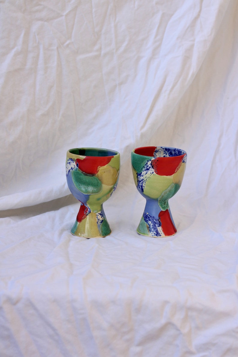 Ceramic Goblet Duo image 2