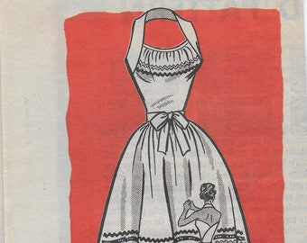 Marian Martin 9048, Misses' Halter Dress, 1950s