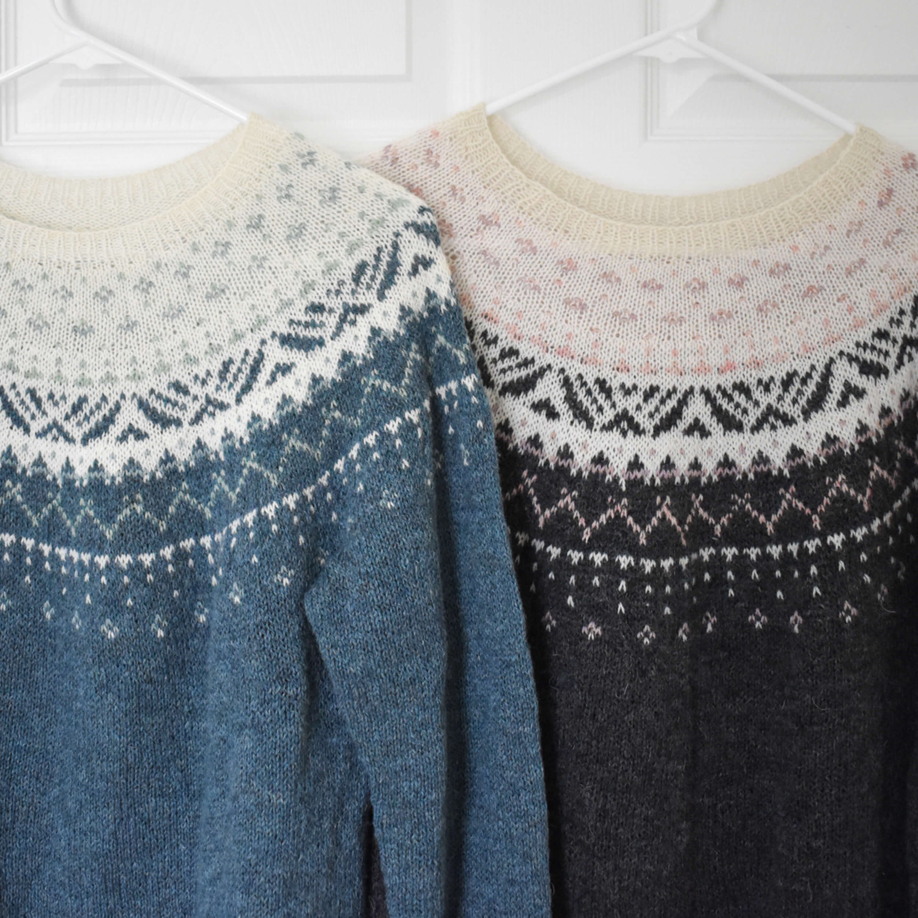 Fair Isle Sweater Knitting Pattern: Seamless Colorwork Yoke (PDF 