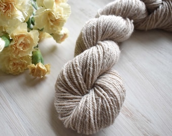 Wildernest Baby Soft Yarn in Beige/Off White - Light/DK Fine Wool & Baby Alpaca Yarn