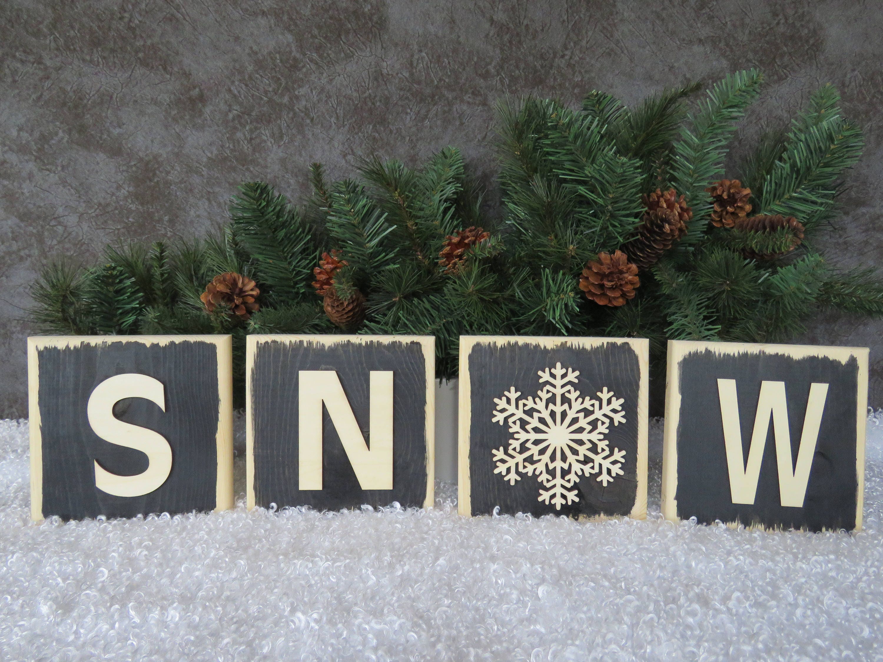 Snow Blocks Series 2 Etsy