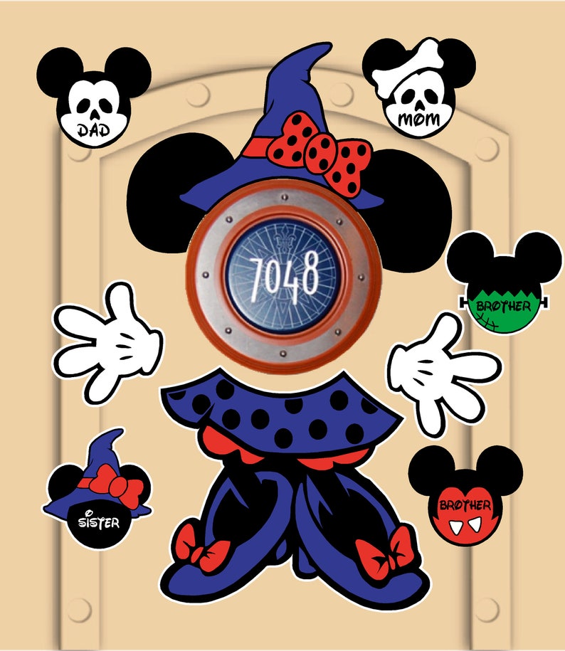 Disney Cruise Door Halloween Minnie Mouse Door not Etsy